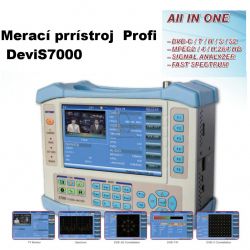 Univerzlny merac prstroj Deviser  S7000 TV analyzer