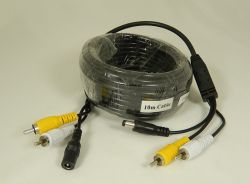 Predlovaci kabel na kameru 10m -2xCinch + napajanie