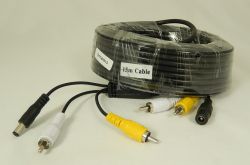 Predlovaci kabel na kameru 15m -2xCinch + napajanie