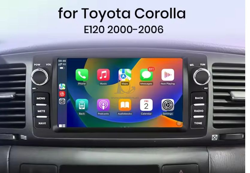 Android rádio Toyota Corolla E120 2000-2006 CarPlay Android rádio Toyota Corolla 4/64 GB pamäť