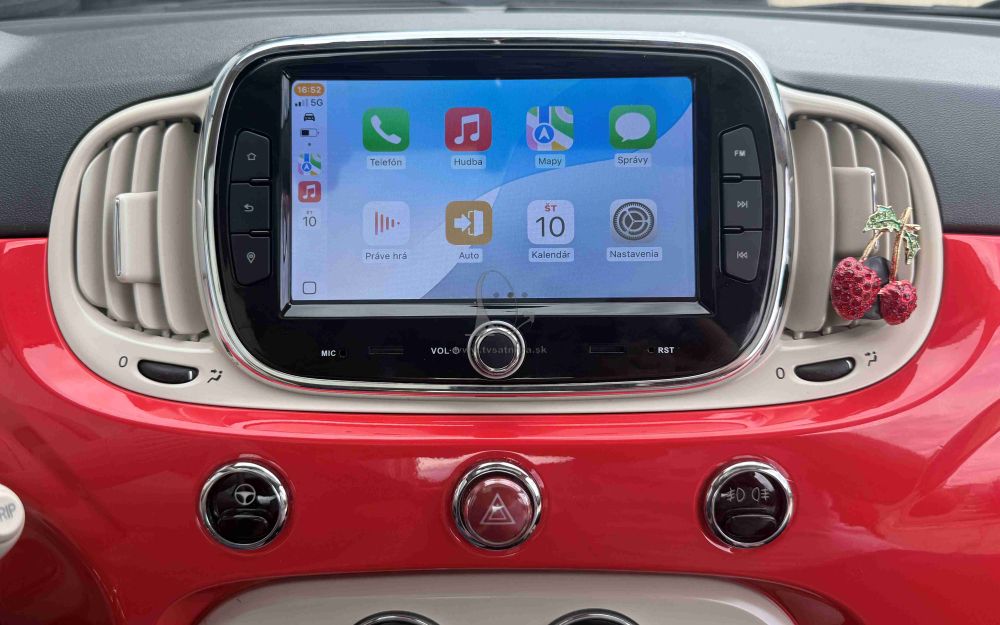 Android rádio s navigaciou  FIAT 500   2016 - 2019 CarPlay Android rádio s navigaciou FIAT 500 4/64 GB