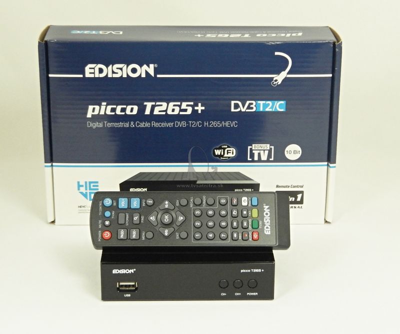 Edision Picco T265 Tuner DVB T2 HEVC H.265 