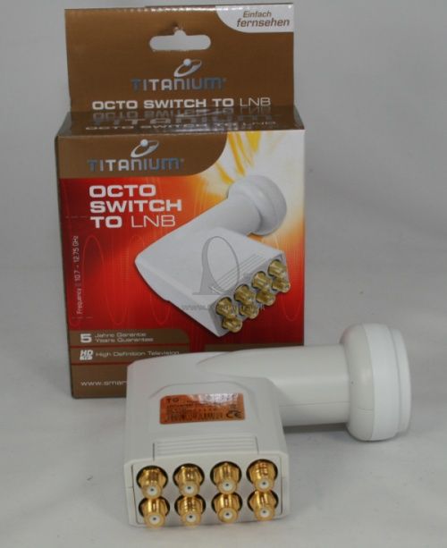 LNB konvertor Smart OCTO  Titanium 0,1dB