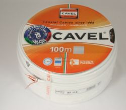 Koaxiálny kabel Cavel KF114 celomeď