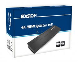 Edision HDMI rozbočovač aktivny 1x8 - 4K