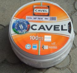 Koaxiálny kabel Cavel SAT 703B