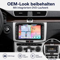 Android radio VW -�koda- Seat Golf 5-6 Passat B6-B7 Touran - Tiguan - Sharan 8/256 GB pam� 