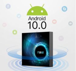 Mecool T95 TV Box Android 10.0 Youtube HD 6K - 4Gb / 32GB