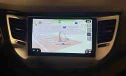 Android radio Hyundai Tucson IX35 CarPlay