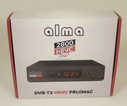 DVB-T2 prijma ALMA 2800 se   DVB-T2 H.265