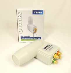 LNB TESLA Multifeed Quattro konvertor s LTE filtrem