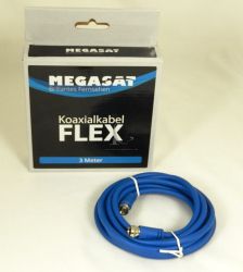 Flexibiln koaxialn kbel MEGASAT FLEXI 3m