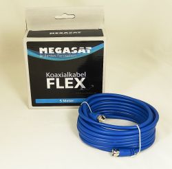 Flexibiln koaxialn kbel MEGASAT FLEXI 5m