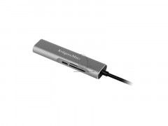 Adaptr KRUGER & MATZ (HUB) USB C na port HDMI / USB3.0 / SD / MicroSD