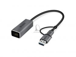 Adaptr YENKEE YTC 013 USB C na RJ45