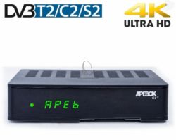 APEBOX C2 4K Combo - DVB-S2X-T2-C -  UHD  CA