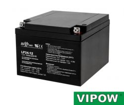 Baterie olovn 12V 24Ah REBEL BAT0406