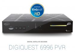 Tivusat BOX  Digiquest 6996 PVR Official HD Italian Receiver and Card