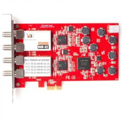 DVB-S2 Quad-Tuner, Profi PCIe Satelitn -TV-Karta, TBS-6908