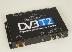 DVB-T2 tuner do auta HD na 12 V a 24V