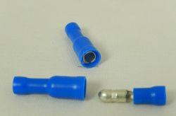 AK zdierka guľatá do  4mm,vodič 1,04-2,63mm2,modrá