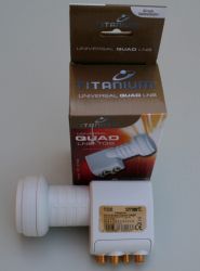 LNB konvertor Smart  Quad Titanium 0,1dB