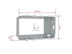 Dynavin univerz�lny kovov� r�mik  112 mm a plastov� r�m 118 mm MFK-H