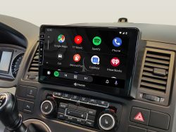 Autordio s Androidom pre VW T5 Multivan / T5 California so 4 x 100W zosilovaom triedy D, 9-palcovm displejom D9-T5 Premium Flex