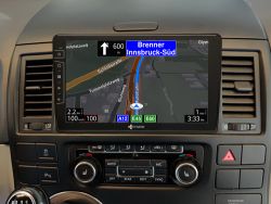 Autordio s Androidom pre VW T5 Multivan / T5 California so 4 x 100W zosilovaom triedy D, 9-palcovm displejom D9-T5 Premium Flex