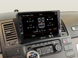Autordio s Androidom pre VW T5 Multivan / T5 California so 4 x 100W zosilovaom triedy D, 9-palcovm displejom D9-T5 Premium Flex