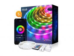 Smart LED psik 12V 40LED/m IP44 18W RGB NOUS F1 5m WiFi Tuya