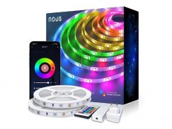 Smart LED psik 12V 40LED/m IP44 36W RGB NOUS F3 20m WiFi Tuya