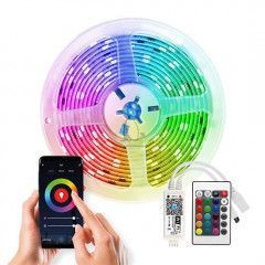 Smart LED psik 12V 90LED/m IP65 20W/5m RGB SOLIGHT WM57