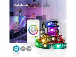 Smart LED psik pre TV 5V 60LED/m IP20 4W RGB NEDIS BTLS20RGBW 2m Bluetooth Tuya
