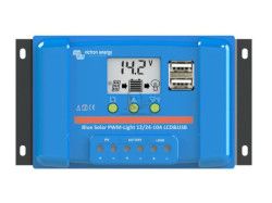 Solrny regultor PWM Victron Energy 10A LCD a USB 12V/24V