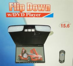 Stropný monitor 15,6 " čierny s HDMI - DVD