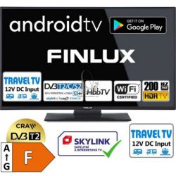 Televzor Finlux  24" 5771  FHMG - ANDROID na  12 V- Wifi NAPAJA na 12V (auto) GRATIS napjanie 12 V