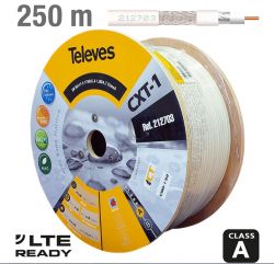 Koaxialny kabel Televes CXT-1 CCS AL white PVC