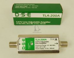 Anténny predzosilovač  DSE TLA-200A - 15-30 dB- 12V