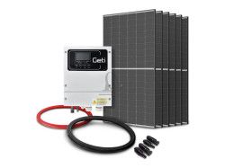 Zostava na solrny ohrev vody GETI GWH02D 2640Wp 6x PV TRINA
