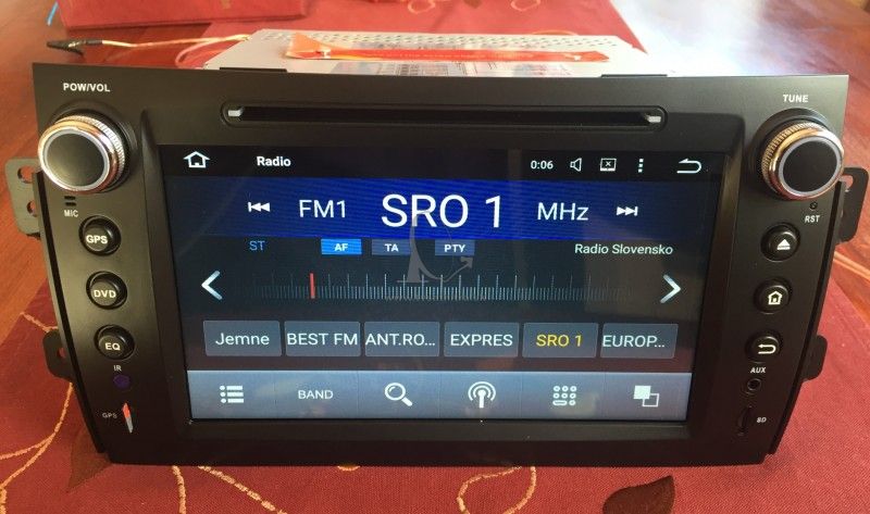 Multimediálne rádio Suzuki SX4 GPS DVD BT Android 5.1