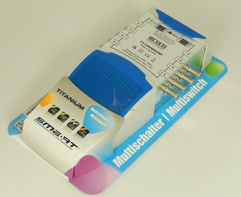 SMART Multiswitch MS 5/8 ES 5vstupové TV SAT NITRA predaj